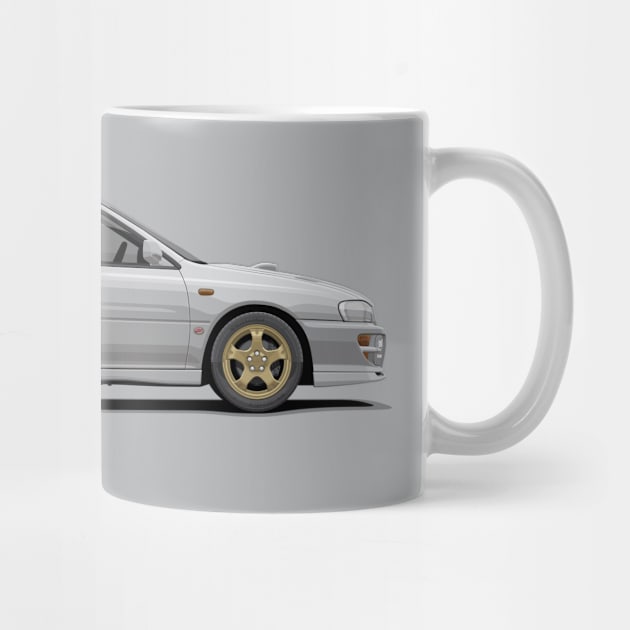 Impreza WRX Coupe (GC8F) Silver by ARVwerks